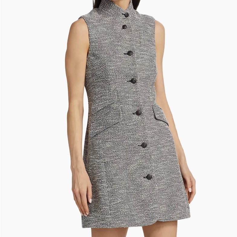 Rag & Bone Slade Tweed Sleeveless Minidress - Size 0 - Nwt